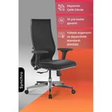 Metta Ergolife Synergolife Synchrosit 10 Ergonomik Ofis Sandalyesi | Ayarlanabilir Kolçaklı, Fileli, Öğrenci Sandalyesi -211.D.1.3e3