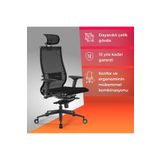 Metta Samurai Ergonomik Fileli Yönetici Koltuğu / Ofis Sandalyesi - 30.3.15.Aa