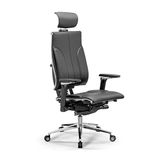 Metta Yoga 4DF Ergonomik Deri Ofis Koltuğu / Yönetici Sandalyesi - A5.F.5.13A Siyah