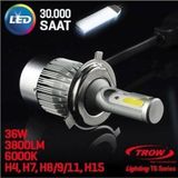 Mette Trow H7 Kısa Far Led Xenon Ampul Seti 36W 3800LM 6000 Kelvin (H7LED)