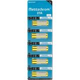 Mettzchrom A27 / 27A / V27A / 8LR732 12 Volt Alkalin Pil Oto Ve Kapı Kumanda Pili 5'li