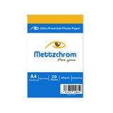 Mettzchrom A4 260g Parlak Inkjet Fotoğraf Kağıdı 20 Sayfa Epson Hp Uyumlu Fotoğraf Kağıtları