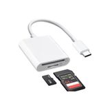 Mettzchrom Apple Uyumlu iPhone 15 16 17 Serilerine Sd Kart Hafıza Okuyucu Type c Micro