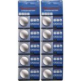 Mettzchrom CR2032 10 Adet 3 V Lityum Düğme Para Pil