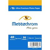 Mettzchrom Fotoğraf Kağıdı Hp Epson Canon Uyumlu 50 Sayfa 10X15 Parlak Fotoğraf kağıdı