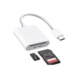 Mettzchrom iphone 15 / 16 / 17 serilerine uyumlu Sd Kart Hafıza Kart okuyucu Type-c SD Micro Sd Kart Okuyucu