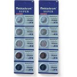 Mettzchrom Süper CR1616 Pil Lithium Pil 5li Cr 1616 Kumanda Pili - 10 Adet