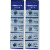 Mettzchrom Süper Pil Düğme 3V CR1220 Lityum 10'lu Paket Super Cr 1220 Pil CR-1220 - 10 Adet