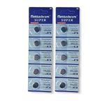 Mettzchrom Süper Pil Düğme 3V CR1220 Lityum 10'lu Paket Super Cr 1220 Pil CR-1220