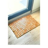 Meturas 40x60 Cm Bambu Banyo Matı Ahşap Paspas | Kaymaz, Suya Dayanıklı, Dekoratif Mat