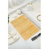 Meturas Kaymaz Tabanlı Uzun Ömürlü Bambu Banyo Paspası Halısı - 40 x 61 cm