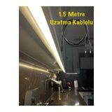 METZEK Mutfak Tezgah Ve Dolap Altı Led Işık Aydınlatma 60 Cm 3200k Renk Eklenebilir Anahtarlı Tak Çalıştır