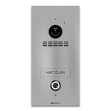 Metzler Vdm10 2.0 Kapı Açıcılı Görüntülü İnterkom Sistemi (Güç Kaynağı) - Lan Poe Bağlantısı - Hd Kameralı Kapı İnterkom Sistemi - 1 Aile Evi İnterkom Sistemi - Uygulama - Ral9007 Gri Alüminyum | Kian