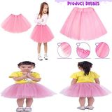 Mevafa Pembe Renk Tütü Etek Bale Eteği Gösteri Eteği Çocuk Bebek Boy - Standart