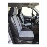 Mevas Favori Gri Serisi Fiat Fiorino İle Uyumlu Tam Set Oto Koltuk Kılıfı Arka koltuk 2+1