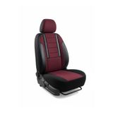 Mevas Fiat Doblo Ile Uyumlu Tam Set Oto Koltuk Kılıfı Arka Koltuk 2+1 Favori Serisi Bordo