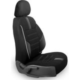 Mevas Peugeot 307 İle Uyumlu Tam Set Oto Koltuk Kılıfı Yıldız B Serisi - Siyah