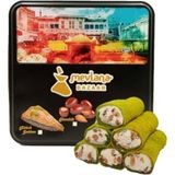 Mevlana Bazaar Elmalı Velet Sarma Lokum 1000 GR - 1 kg