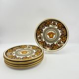 Mevlana Bazaar King Monoco 6'lı Pasta Tabağı - Turuncu