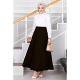 Mevlana Tesettür Etek MDS19234 - Kahve - 40