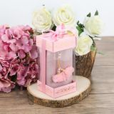 mevlidimvar Hediyelik Pembe Şal, İnci Tesbih Güllü, Özel Asetat Kutulu (16×8) Set
