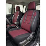 Mevlüt Öztürk Oto Kılıfları Mevas Favori Bordo Serisi Ford Connect İle Uyumlu Tam Set Oto Koltuk Kılıfı Arka Koltuk 2+1