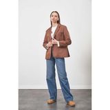 Mevra Blazer Ceket Kahve - 0-Kahverengi - 40