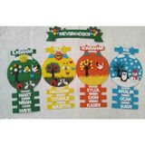 Mevsim Şeridi Köşesi Panosu(Keçeden Eğitim Materyali) - Çok Renkli - 105 cm X 60 cm