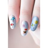 Mevsimler Tırnak Dövmesi, Tırnak Tattoo, Nail , Tırnak Sticker