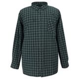 Mevsimlik Pamuklu Büyük Beden Battal Boy 2XL Yeşil Oduncu Gömlek