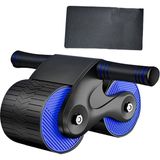 Mews Nook Otomatik Aabdominal Silindir Tekerlek Evi Karın Egzersizi Yeni Başlayanlar Için Diz Pedleri Evinde Spor Salonu Fitness Ekipmanları-A (Yurt Dışından) - Siyah