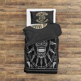 Mexican Skull Black/white Mandala & Sons Of Anarchy Çift Taraflı Nevresim Takımı