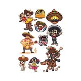 Mexican Sticker Set -1 10 Parça Telefon, Tablet, Defter, Laptop Sticker