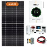 Mexxsun 4 Kw Hazır Solar Enerji Paketi Lityum Depolamalı