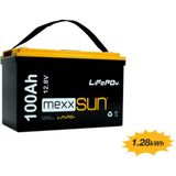 Mexxsun - İnges 12 Volt 100 Amper Lityum Akü - 1280 Wh Lifepo4 Batarya