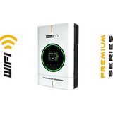 Mexxsun Premium 24V 4kw Tam Sinüs Akıllı İnverter Beyaz Renkli Wi-Fi Destekli Enerji Özellikleri
