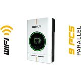 Mexxsun Premium 6kw 48V Tam Sinüs Akıllı Inverter (Paralel /wi-Fi/ Dual Output) - Beyaz