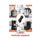 Mey İthalat 1 Adet Yapışkanlı Airfryer Kablo Sabitleyici Düzenleyici, Fırın ve Kahve Kablo Tutucu Toparlayıcı - Çok Renkli