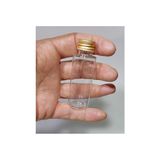 Mey İthalat 10 Adet Boş Gold Kapaklı Doldurulabilir Plastik Kolonya ve Parfüm Şişesi 30 ml 8697431735276 - Renkli