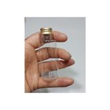 Mey İthalat 10 Adet Boş Şişe Tıpalı Gold Kapaklı Kolonya Şişesi, Doldurulabilir Cep Plastik Parfüm Şişesi 50 ml 8697431714923 - Renkli
