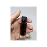 Mey İthalat 10 Adet Boş Siyah Kapaklı Kolonya Şişesi, Doldurulabilir Cep Amber Renk Cam Parfüm Şişesi 20 ml 8697431736468 - Renkli