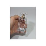 Mey İthalat 10 Adet Cam Kolay Kapama Sprey Kolonya Parfüm Şişesi 50 Ml; Boş Şişe Şeffaf Gold Kapaklı, PRFM-0027154 - Renkli