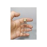 Mey İthalat 100 Adet Gold Kapaklı Kolonya Şişesi, Doldurulabilir Cep Plastik Parfüm Şişesi 30 ml 86974317579579 - Renkli