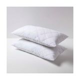 Mey İthalat %100 Pamuk 2 Adet Kapitoneli Yastık Alezi Koruyucu Yastık Kılıfı, 50 x 70 cm - Çok Renkli - Standart