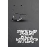 Mey İthalat® 100 Saat Bluetooth Kulaklık Dijital Göstergeli Anc Özelliği Kablolu