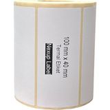 Mey İthalat 100X40 mm Termal Etiket, Barkod/adres/kargo Termal Etiketleri, Zebra ve Diğer Yazıcılarla Uyumlu