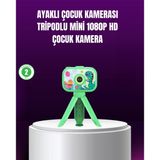 Mey İthalat® 1080P Hd Çocuk Vlog Kamerası – Tripod Ve Eğitici Oyunlarl