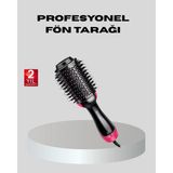 Mey İthalat® 1200W Fön Tarağı – 3 Isı Ayarı, Negatif İyonlu, Hızlı Ve Pürüzsüz Sonuç