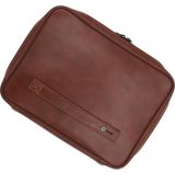 Mey İthalat 13 Inç Körüklü Fermuarlı Organizer Çanta, Su Geçirmez 1. Sınıf Suni Deri, Koruyucu Pedli Laptop & Evrak Çantası (35.5 × 26 × 5 Cm)