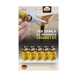 Mey İthalat 15 G 5 Adet Hızlı Seramik Plastik Ahşap Metal Pattex Pro Power Süper Yapıştırıcı, Tutuş, Çok Yüzeyli, Porselen, Için - 10 cm - Çok Renkli - 1 Adet